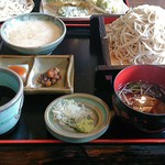 Soba Doujou Sakurano - 大盛り蕎麦御膳(1,155円)