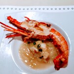 ホテルオークラ レストラン横浜 中国料理 桃源 - イセエビの葱生姜炒め煮
