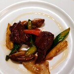 ホテルオークラ レストラン横浜 中国料理 桃源 - 牛フィレの黑胡椒炒め