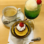 エルマールプラス - コーヒー　プリン　クリームソーダ