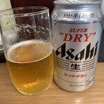 らーめん まつ☆うら - 缶ビール