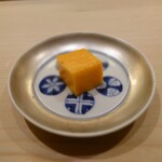 鮨 なんば - 玉子(ギョク)　最初の蛸と最後の玉子は淡白