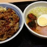 Yakitatenokarubi - 盛岡冷麺ミニがウマイです♪