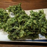 味ごよみ宮田 - あおさの天ぷら