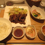 鉄板・串焼きSABRINA - 牛ハラミ定食