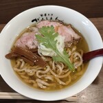 がふうあん - 塩ラーメン　多加水ちぢれ麺