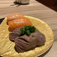 黄金出汁しゃぶと江戸前寿司 肉のあさつ 梅田お初天神店 - 