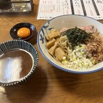 麺屋お浦 - 油そば＋卵黄