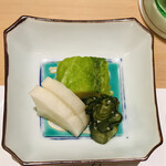 万ん卯 - お新香