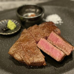 渋谷鉄板焼きOKANOUE - 最高級A5ランク黒毛和牛シャトーブリアンステーキ