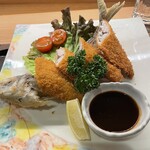 酒菜和の香 - 徳アジフライ