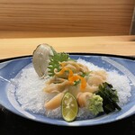 酒菜和の香 - 活みる貝のお造里