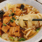 中国料理 甜甜酒楼 - 豚角煮スープ刀削麺