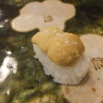 鮨おおね田 - 2013/07　雲丹