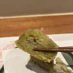 曙橋 かず - おまかせコース７７００円。牡蠣真丈。牡蠣の旨味だけを引き出した、ふんわり食感の真丈です。とーっても美味しくいただきました（╹◡╹）（╹◡╹）