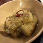 くずし割烹 和 - 【’22.11】茄子の煮浸し花椒風味