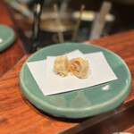 江戸前晋作 - 昆布締めにした貝柱