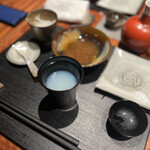 江戸前晋作 - 箸休め(蛤でとったお出汁)