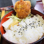 Yabukiyuu - ♪ミニ串カツとご飯のセット