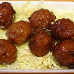 辻肉店 - 温めた肉団子