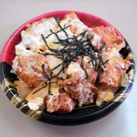 つちや - ...「唐揚丼（420円）」、ウマイ以上！