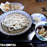 肉汁うどん+天ぷら