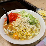 舞留土 - 紅生姜もんじゃ（大盛り）＋チーズ