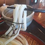 手打ちうどん 自遊席 - 季節の天ぷら盛り合わせ ざるうどんセット 