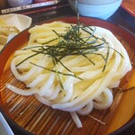 手打ちうどん 自遊席 - 季節の天ぷら盛り合わせ ざるうどんセット 