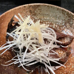 Mendokoro Oogi - クエ？の煮付け。濃くて美味い