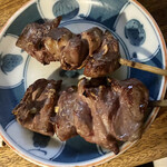 宇ち多゛ - ハツ 焼 塩 250円。