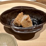 温石 - 海老芋のかき揚げ