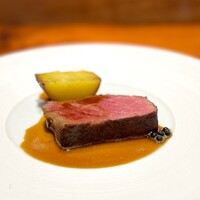 馳走西健一 - 榊山牛サーロインのロースト 32か月長期飼育熟成 紅はるか