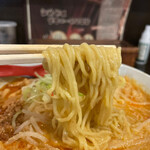 みそ膳 葛西店 - 細麺。