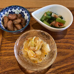 Atabi Cafe - 沖縄そば 定食の小鉢