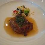 シュマンドール - ④　上州麦豚の白ワイン煮クスクスと一緒に