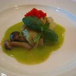 シュマンドール - ⑦　つぶ貝とズッキーニのグラッセバジルの香り