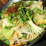 麺酒房 龍安 - 野菜塩こってり（大盛）