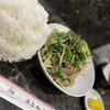 中華料理 末広 - 料理写真:レバニラ炒め定食　ご飯大盛w
