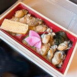 旅弁当駅弁にぎわい - 牡蠣がいっぱい