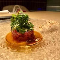 TANAKA YAKINIKU RESTAURANTE - 飛騨牛A5 ランプのユッケ