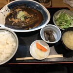 Mifune - 日替わり　浅羽カレイの煮つけ定食