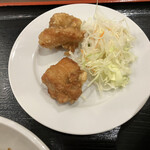 餃子の王将 - 鶏の唐揚げ(ドレッシング抜き)