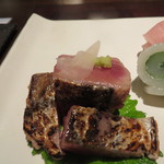 銀座 座屋 - 藁焼き