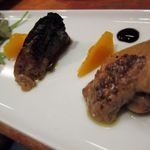 （食）ましか - 鴨のフォアグラ　炭火焼き　１０００円