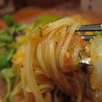 （食）ましか - 富山産白エビとガスパチョの冷製カッペリーニ　天草産からすみ添え