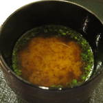 寿司 竹本 - 赤出汁