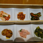 韓国料理 水刺齋 - 6種惣菜