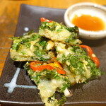 韓国料理 水刺齋 - ケールと海鮮のチジミ