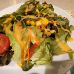 キッチンエッグス - サラダセットのサラダ